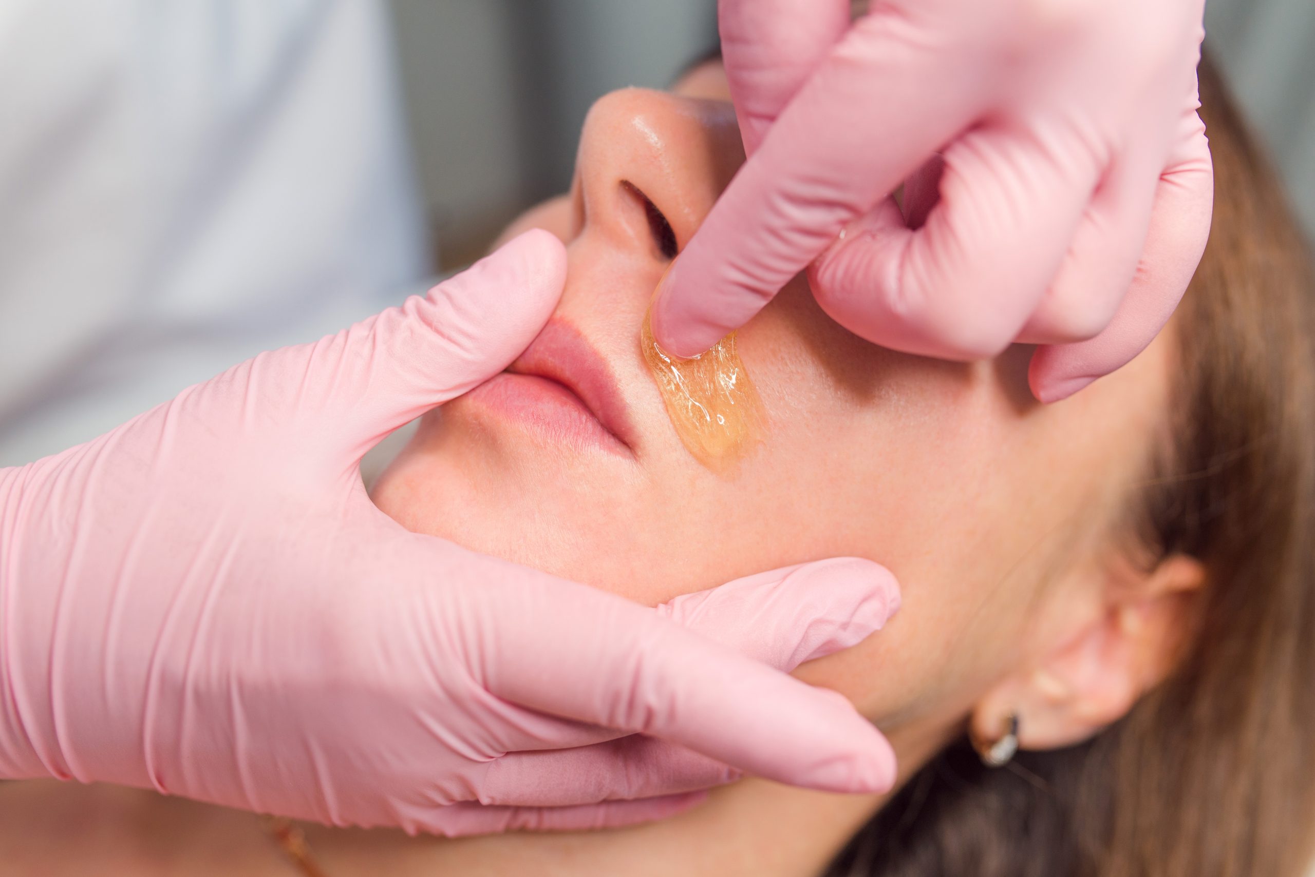 Professional sugaring hair removal face zone at Nail Reflections